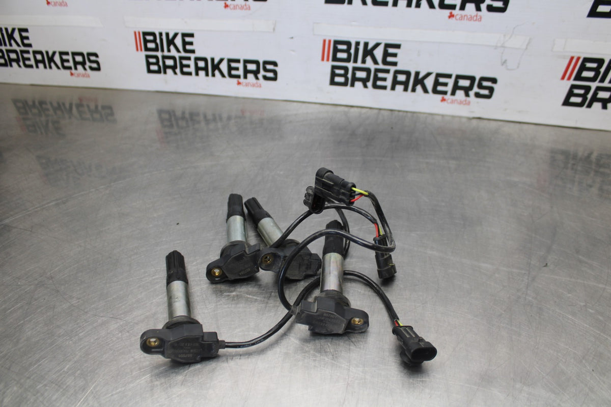16 APRILIA TUONO V4 1100 IGNITION COILS COIL SPARK PLUG CAPS BB905