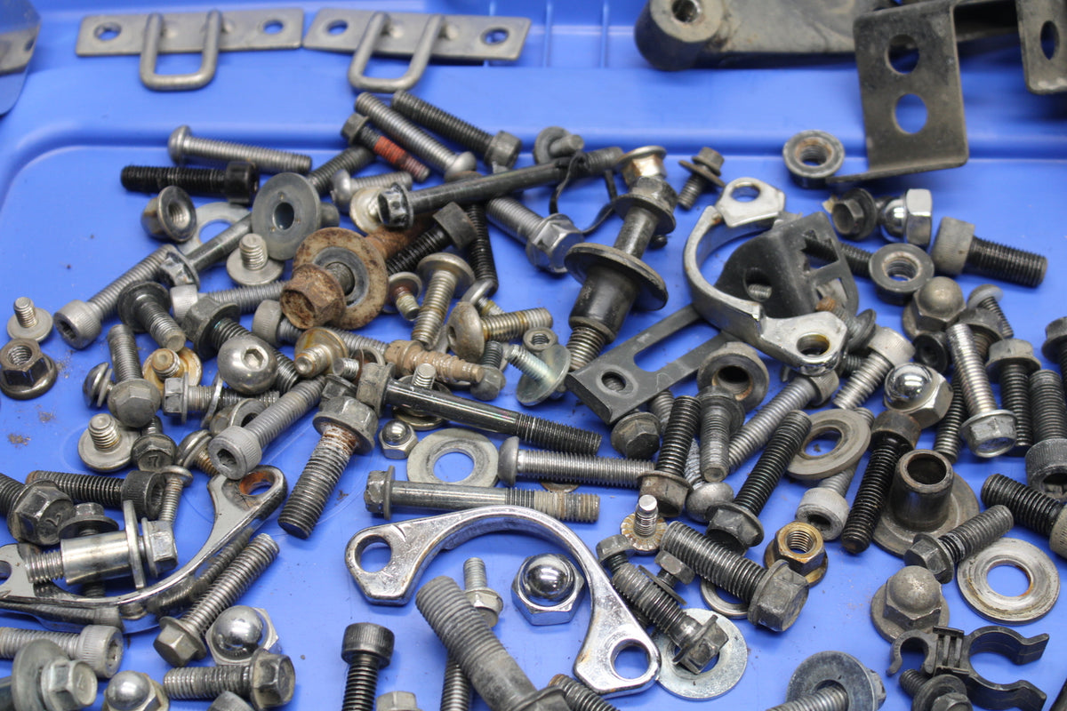 03-08 KAWASAKI VULCAN 1600 MOUNTING BOLTS HARDWARE MOTOR SCREWS BB754
