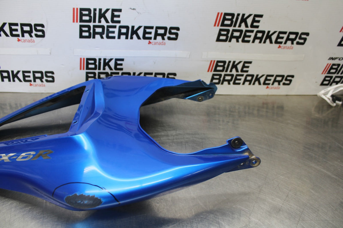 07-08 KAWASAKI NINJA ZX6R REAR BACK TAIL FAIRING COWL SHROUD BB896