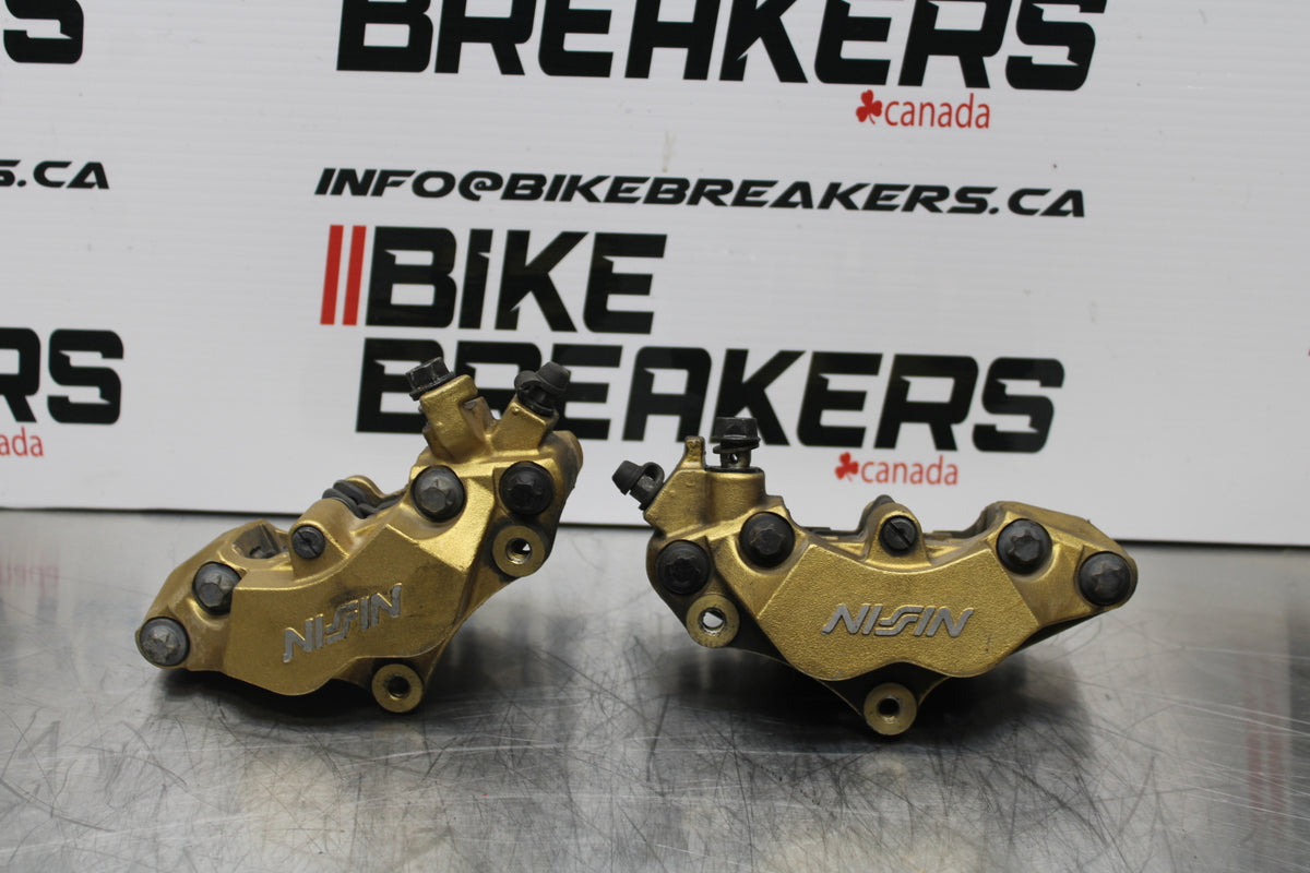 98-05 HONDA SUPER HAWK 1000 VTR1000F RIGHT LEFT FRONT BRAKE CALIPER SET BB152