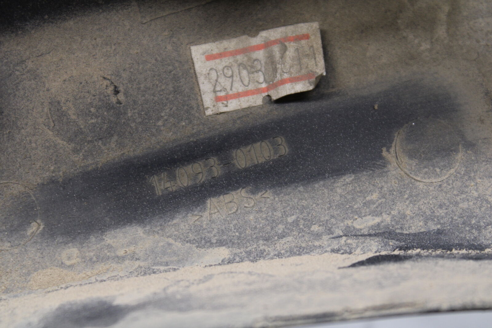 16-17 KAWASAKI VULCAN S 650 EN650 ABS REAR BACK FENDER SUBFRAME COVER SET BB731