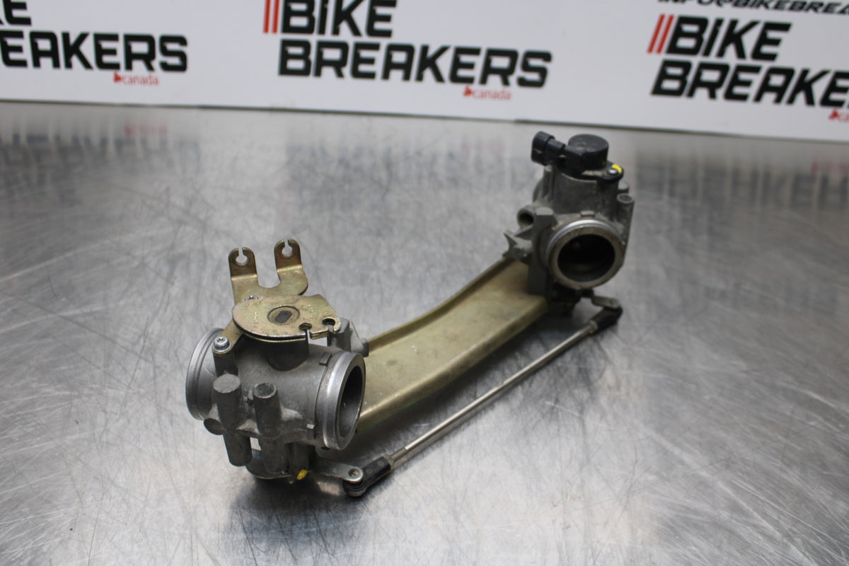 08 MOTO GUZZI BREVA 750 THROTTLE BODIES BB154