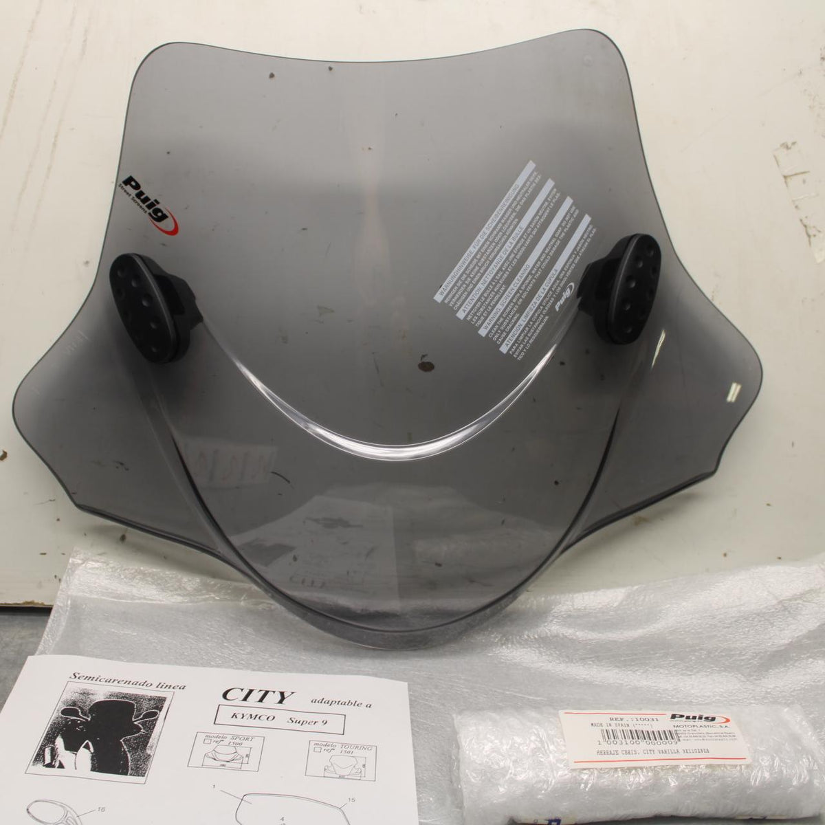 2009 KYMCO Super 9 50 PUIG SPORT WINDSHIELD WIND SCREEN SHIELD