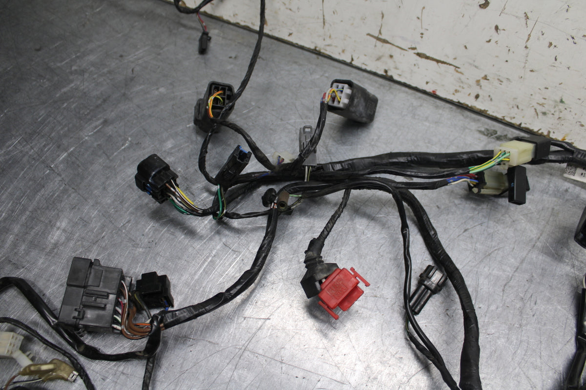 08-12 KAWASAKI NINJA 250R EX250J MAIN ENGINE WIRING HARNESS WIRE LOOM BB111