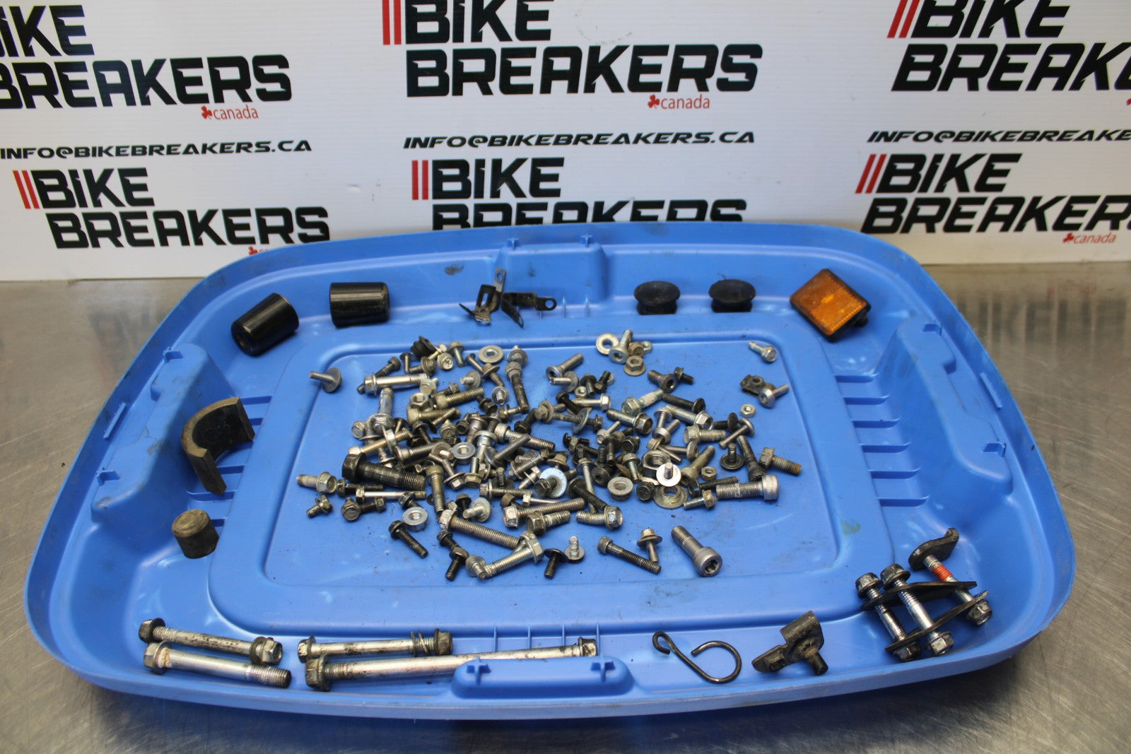 08-18 KAWASAKI KLR650 MOUNTING BOLTS HARDWARE MOTOR SCREWS BB183