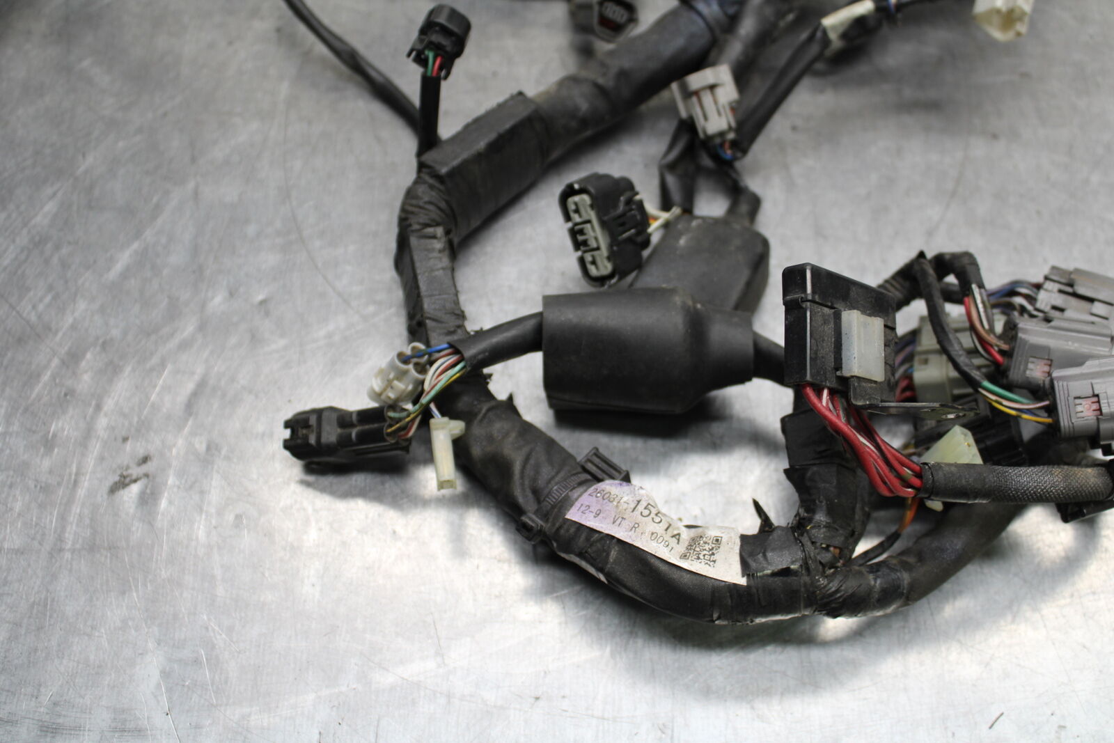 13-18 KAWASAKI NINJA ZX6R MAIN ENGINE WIRING HARNESS MOTOR WIRE LOOM BB118