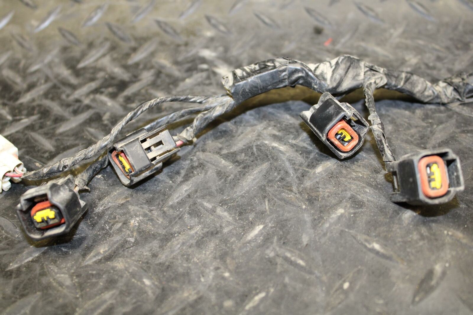 06-07 KAWASAKI NINJA ZX10R IGNITION COIL WIRING HARNESS WIRE LOOM BB186