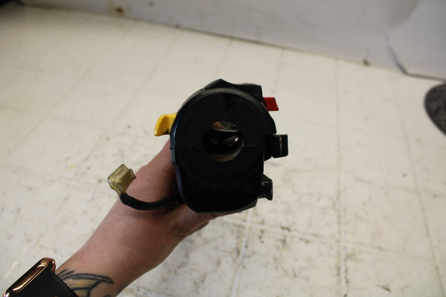 06-07 SUZUKI BANDIT 1200S ABS LEFT CLIP ON HANDLE HORN SIGNALS SWITCH BB21