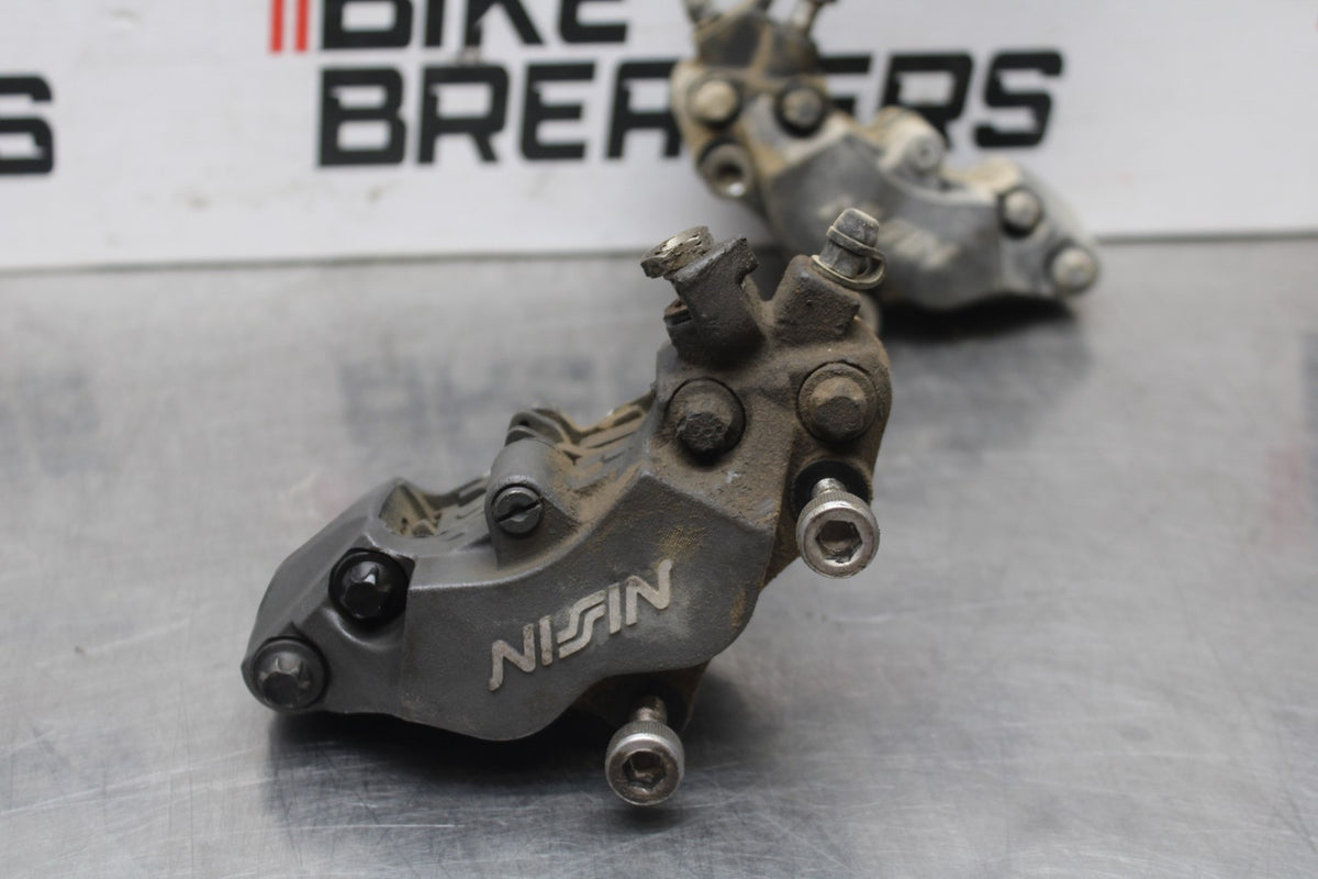 98-05 HONDA SUPER HAWK 1000 VTR1000F FRONT BRAKE CALIPER SET PAIR BB821