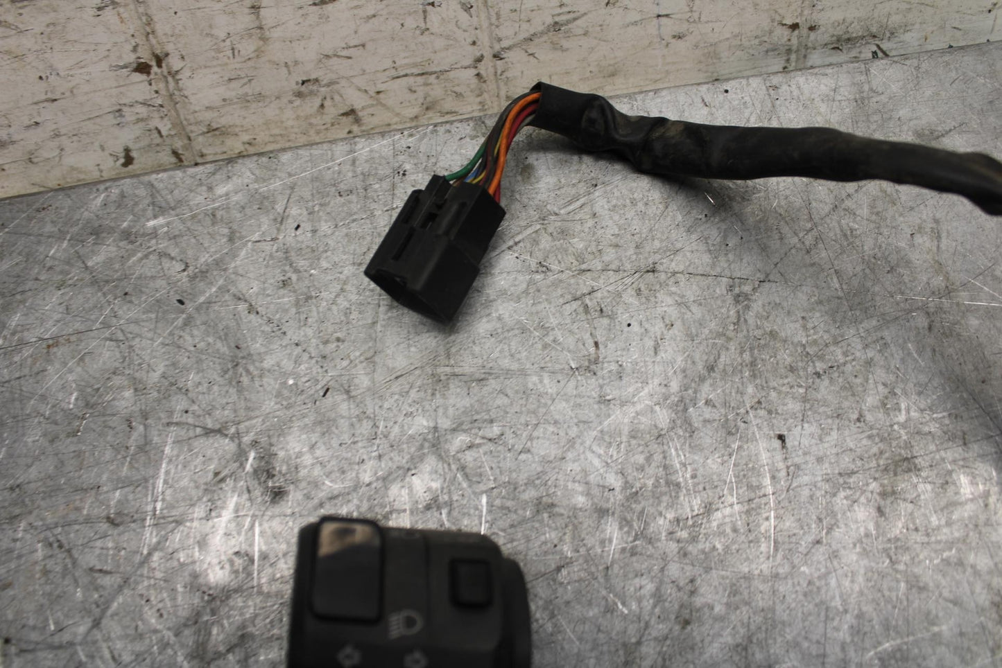 2009 Kawasaki Ninja ZX6R ZX600R LEFT CLIP ON HANDLE HORN SIGNALS SWITCH BB538