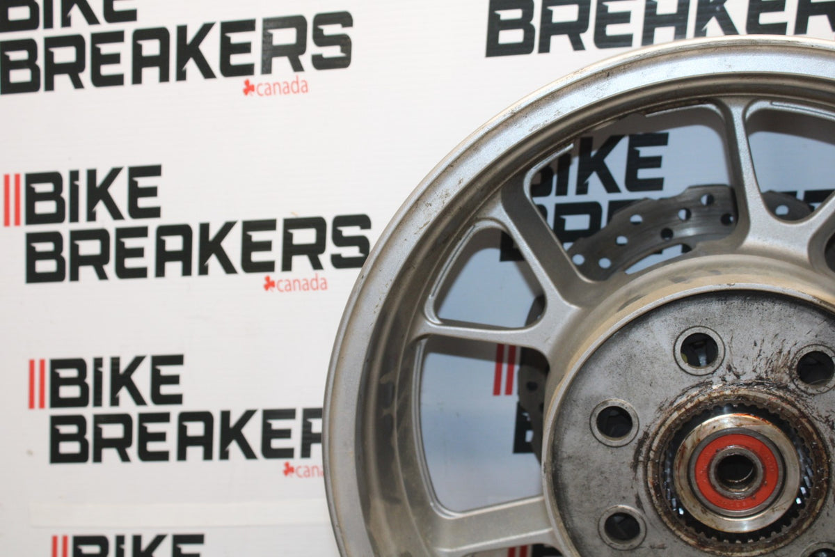 09 KAWASAKI CONCOURS 14 ZG1400B REAR WHEEL BACK RIM & ROTOR BB875