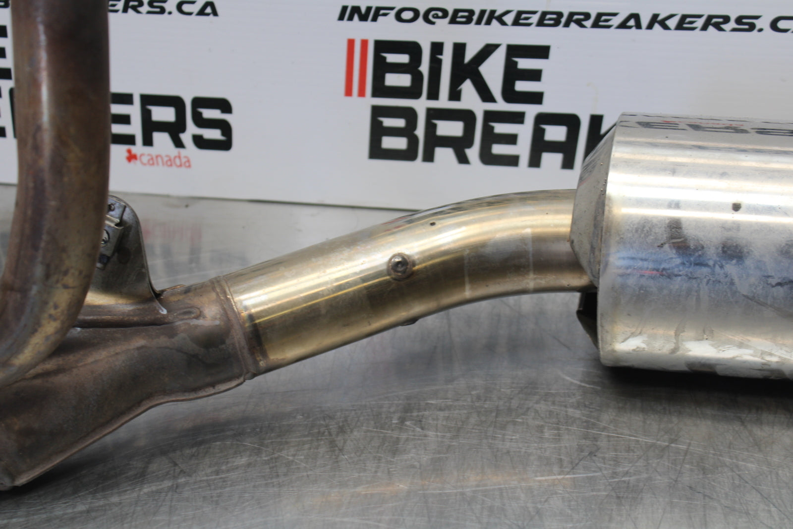 03 SUZUKI SV650S FULL EXHAUST SYSTEM HEADERS PIPE MUFFLER BB167