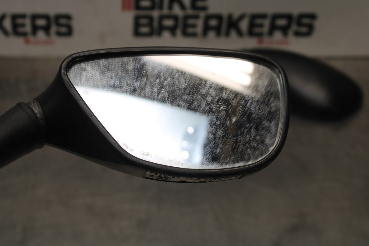98 KAWASAKI NINJA ZX6 REAR VIEW MIRROR SET PAIR MIRRORS BB870