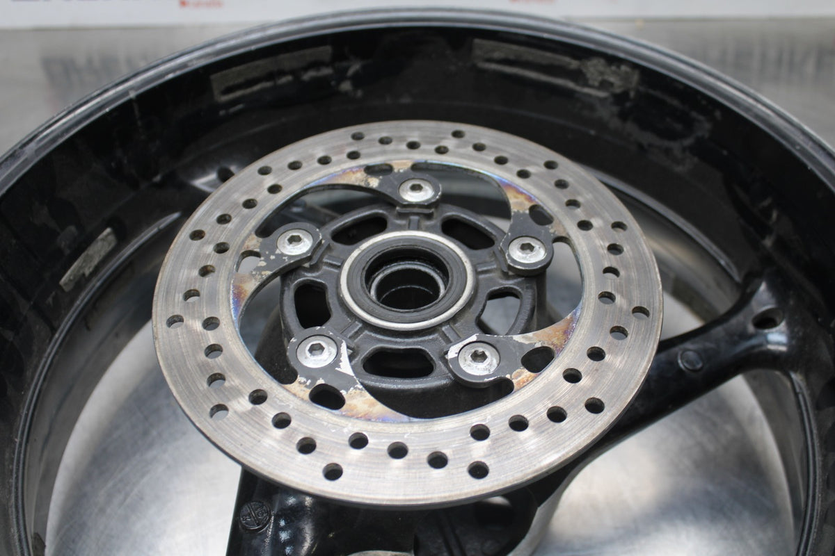 09 SUZUKI GSXR1000 REAR WHEEL BACK RIM & ROTOR BB777