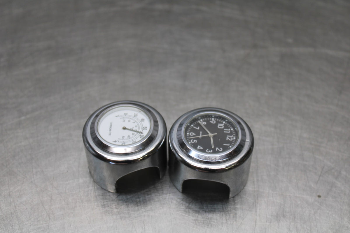 05-09 SUZUKI BOULEVARD C90 CLOCK TEMP GAUGES METER SET PAIR BB918