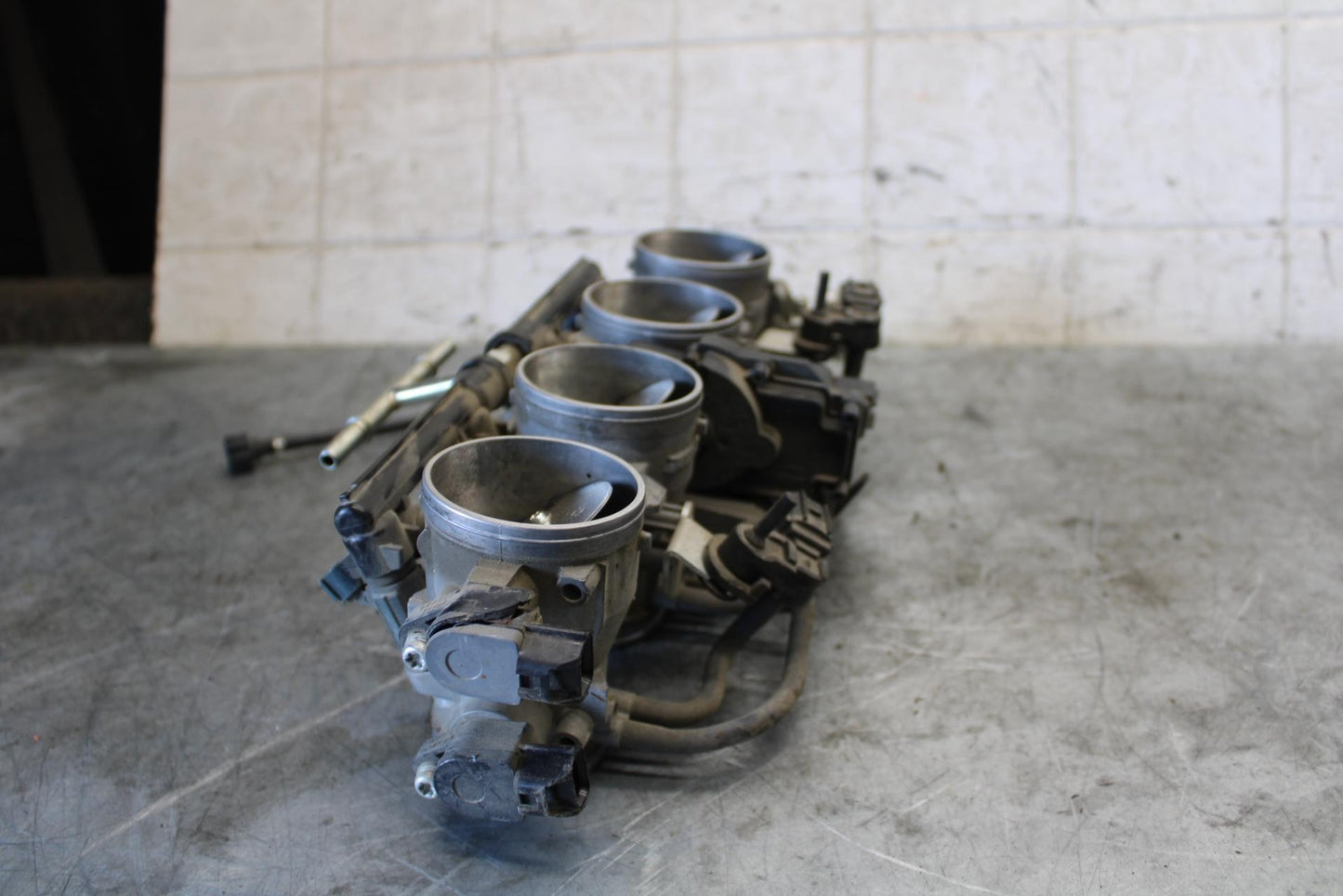 09-12 KAWASAKI NINJA ZX6R MAIN FUEL INJECTORS / THROTTLE BODIES BB544