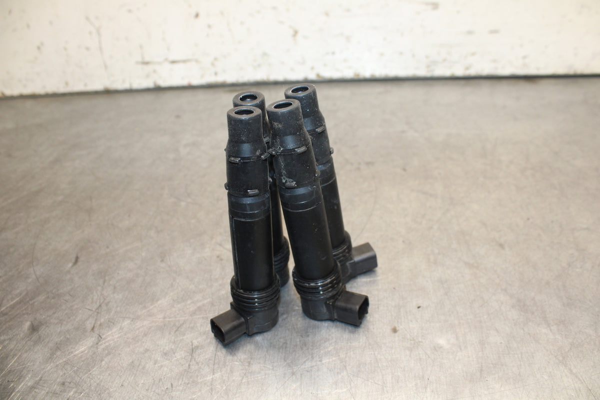 09-12 KAWASAKI NINJA ZX6R IGNITION COILS COIL SPARK PLUG CAPS BB110
