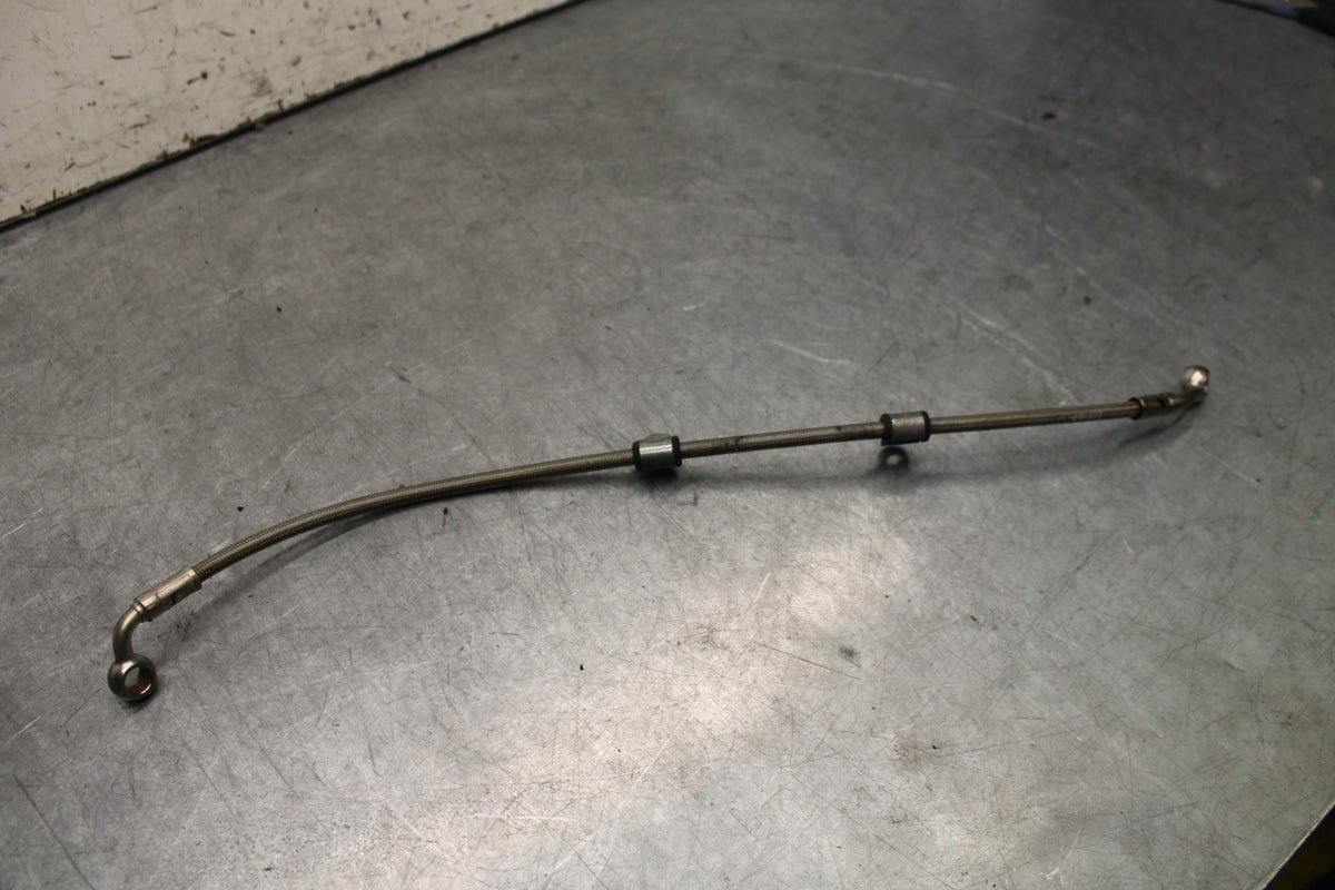 07-08 TRIUMPH DAYTONA 675 BRAIDED REAR BACK BRAKE HOSE FLUID LINE BB685