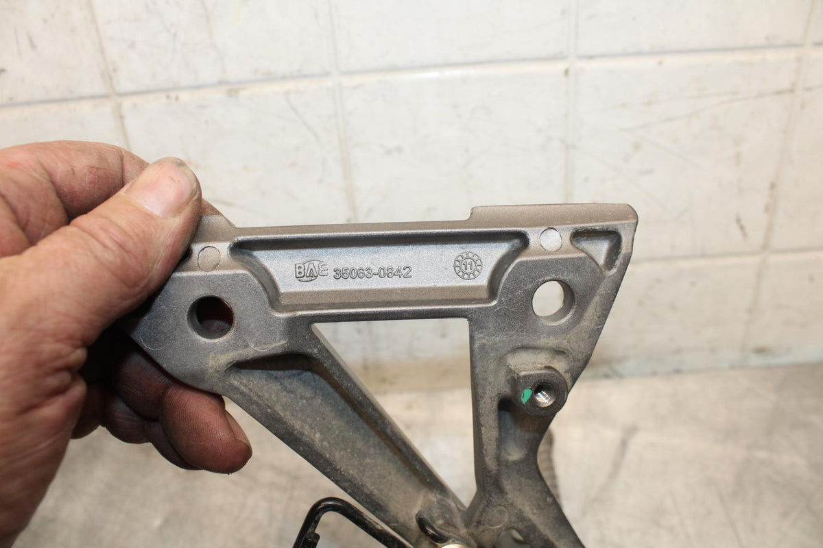 2015 Kawasaki Ninja 300  ABS RIGHT REAR BACK PASSENGER PEG 35063-1000 BB518
