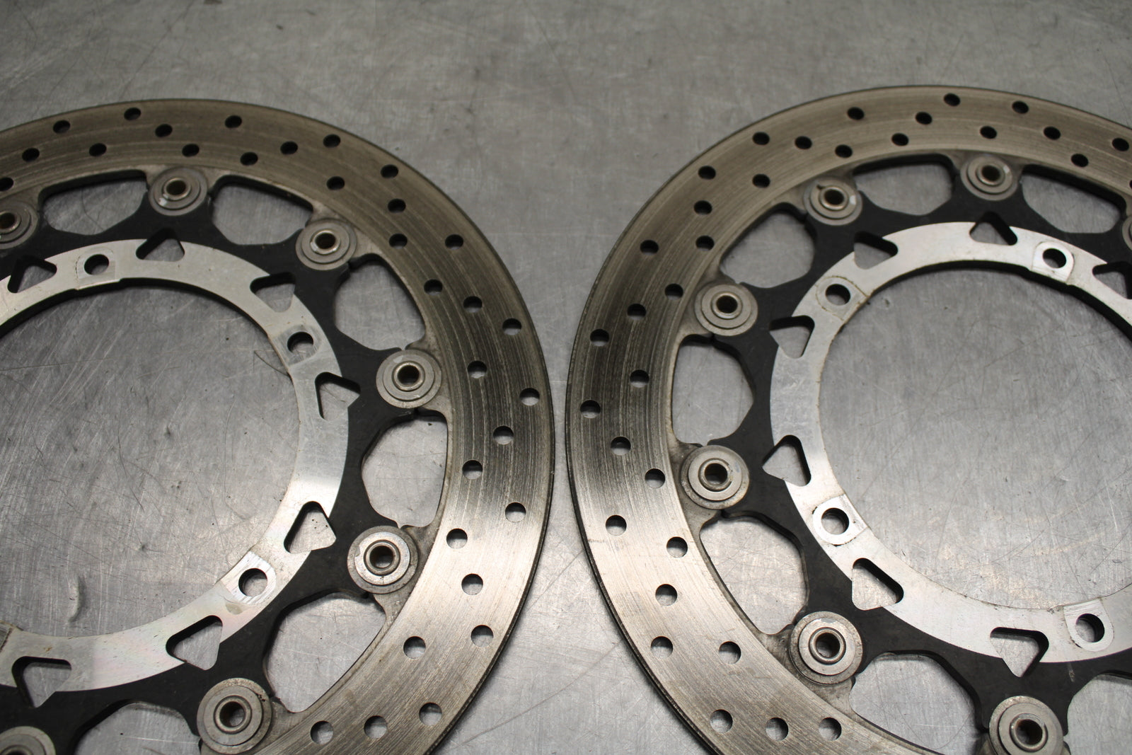 03-05 YAMAHA YZF R6  FRONT LEFT RIGHT BRAKE ROTORS DISCS BB132