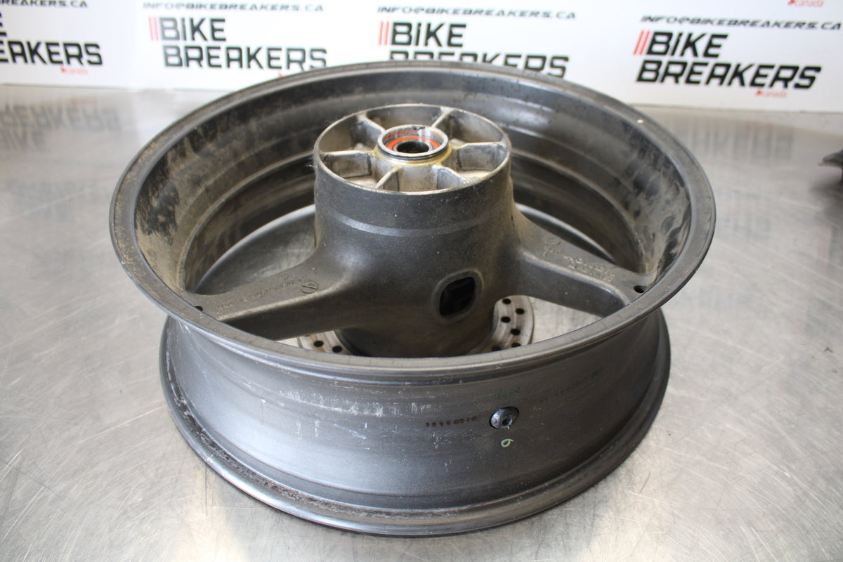 05-06 HONDA CBR600RR REAR WHEEL BACK RIM & ROTOR BB159