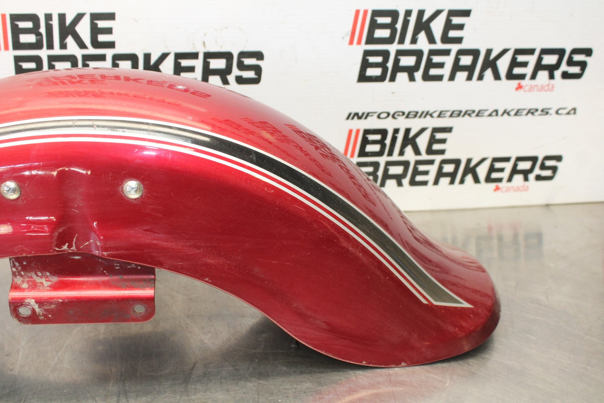 02 KAWASAKI VULCAN 800 VN800B CLASSIC FRONT WHEEL FENDER BB862