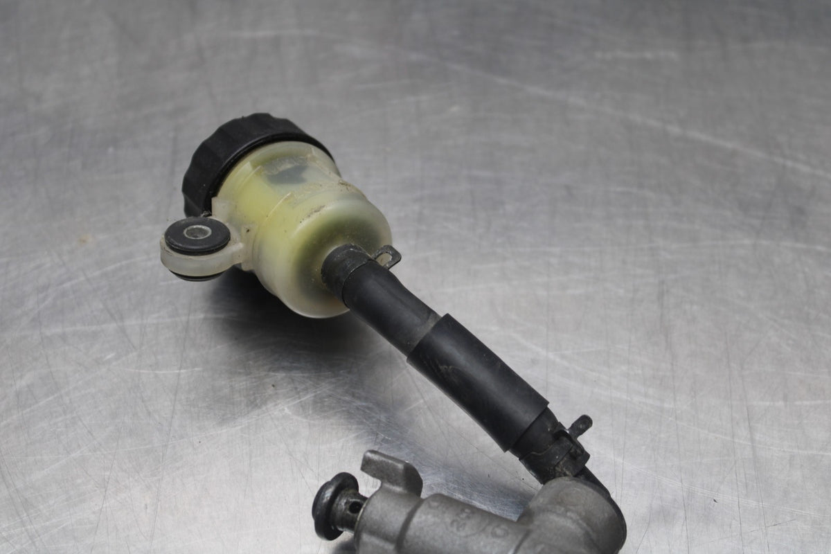 08-16 YAMAHA YZF R6 REAR BACK BRAKE MASTER CYLINDER W RESERVOIR BB798