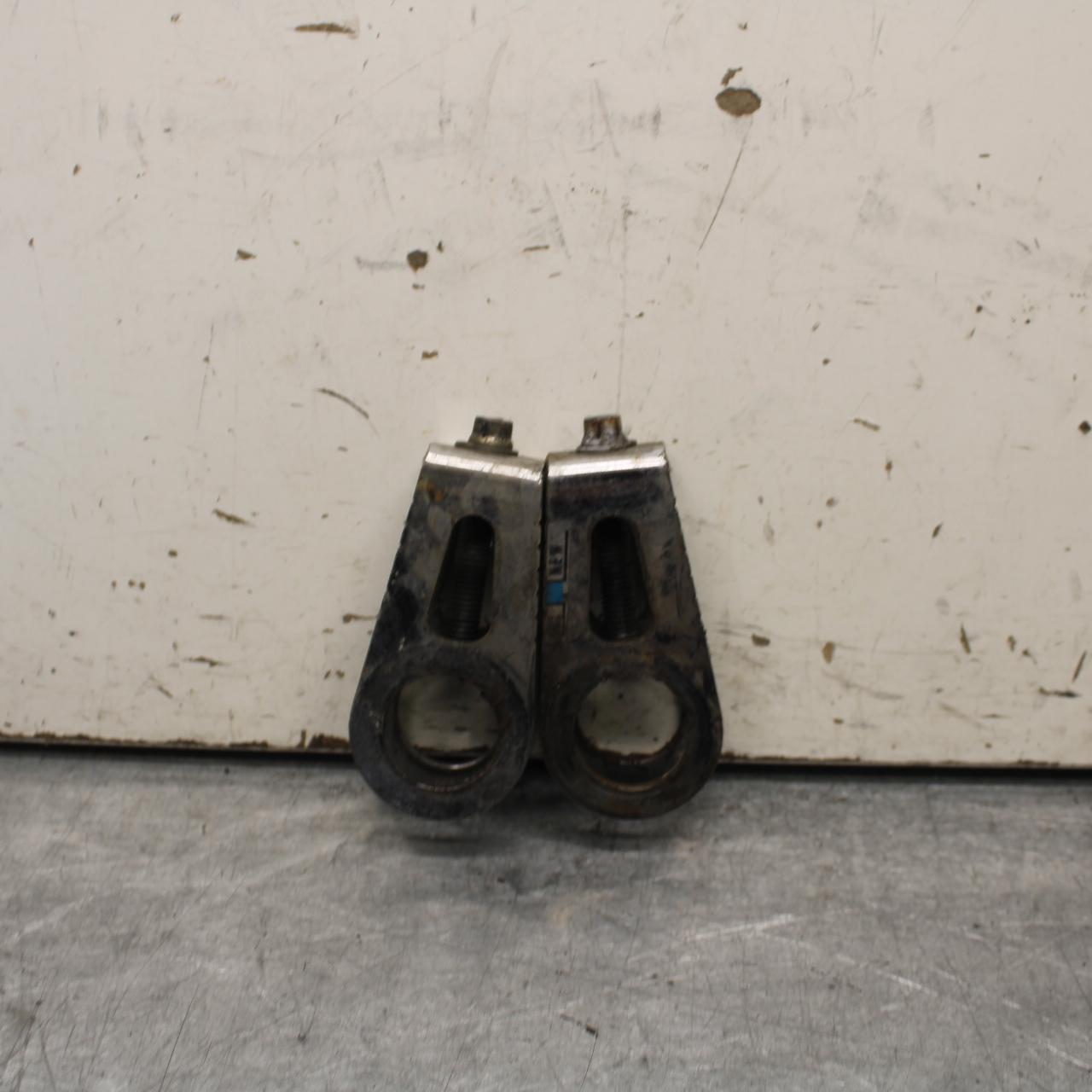 03-04 HONDA CBR600RR SWINGARM CHAIN TENSIONER ADJUSTMENT BRACKETS  BB637
