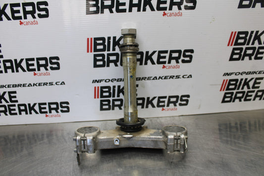 07-08 KAWASAKI NINJA ZX6R FRONT FORKS CLAMP LOWER TRIPLE TREE STEM BB203