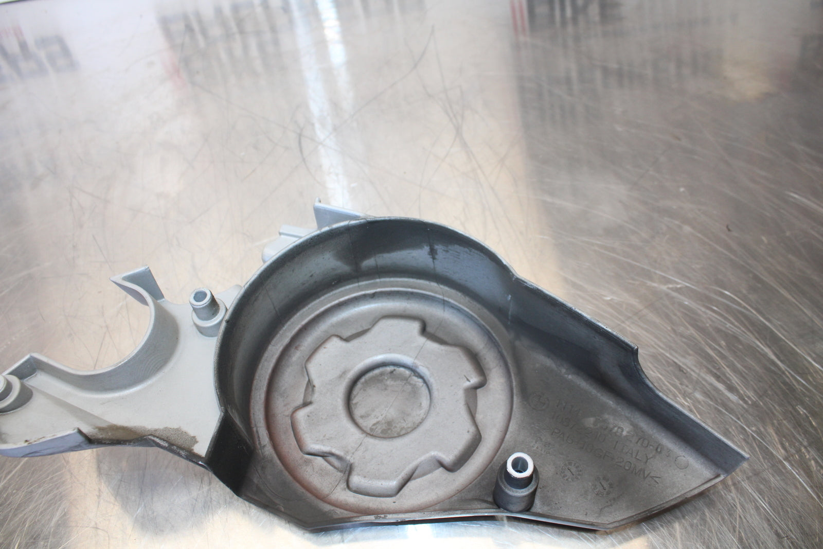 06-12 BMW F800ST ENGINE SPROCKET COVER BB144