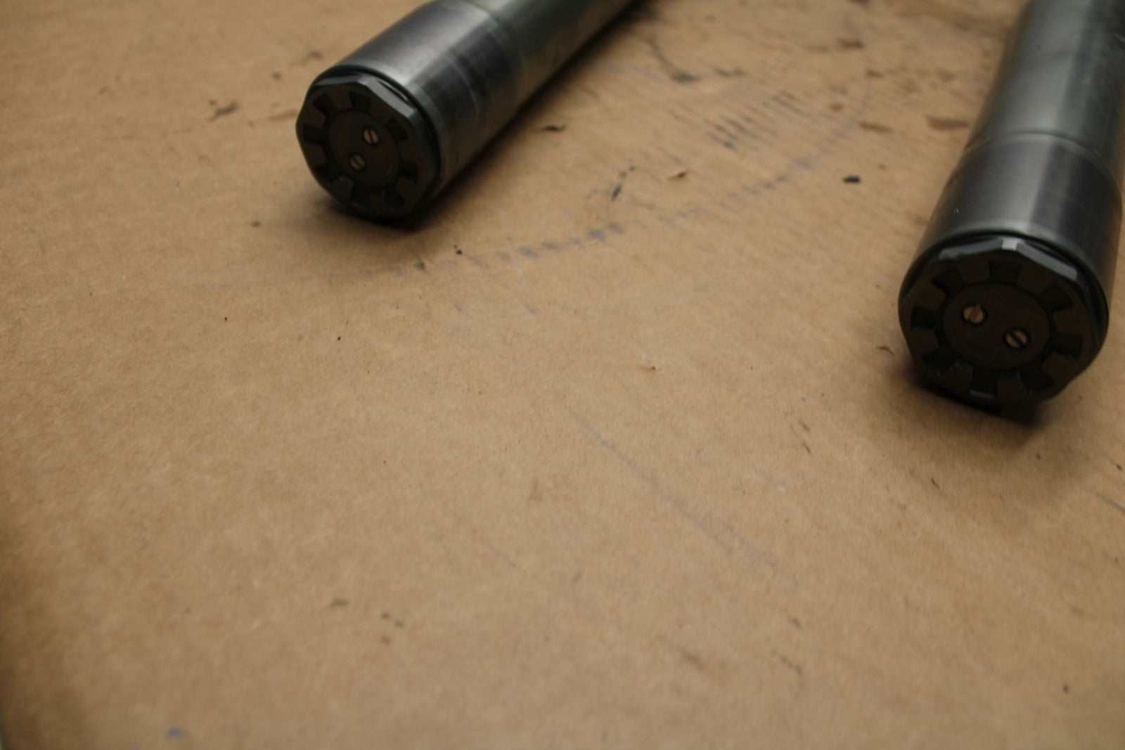 09-12 KAWASAKI NINJA ZX6R FRONT FORKS SHOCK SUSPENSION SET PAIR BB383