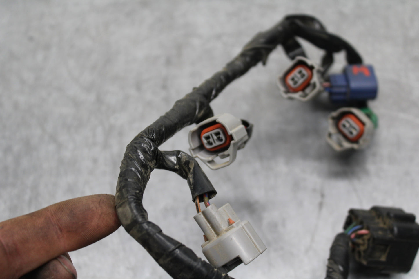 08-16 YAMAHA YZF R6 INJECTOR WIRING HARNESS WIRE LOOM SET BB127