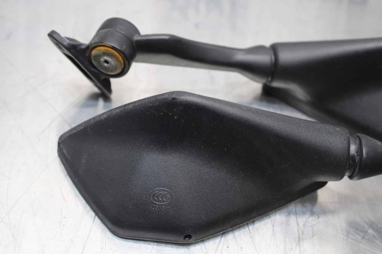 13-17 KAWASAKI NINJA ZX6R ZX636 ABS REAR VIEW MIRROR SET PAIR MIRRORS BB143