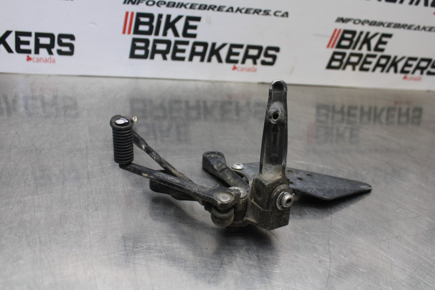 07-08 KAWASAKI NINJA ZX6R LEFT REARSET REAR SET FOOT PEG W SHIFTER BB203