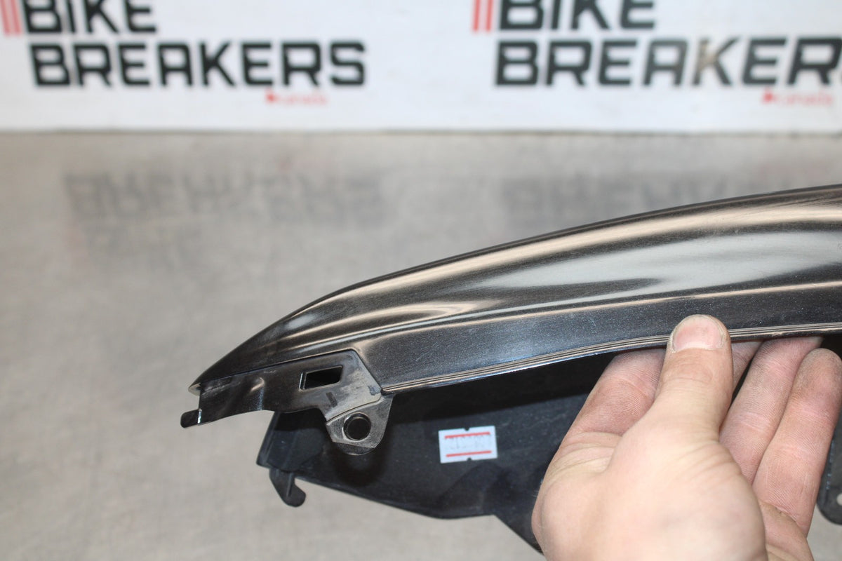 12 KAWASAKI NINJA 650 EX650E LEFT REAR BACK TAIL FAIRING COWL SHROUD BB926