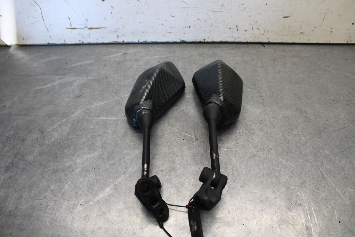 09-12 KAWASAKI NINJA ZX6R ZX600R REARVIEW MIRRORS SET PAIR BB656