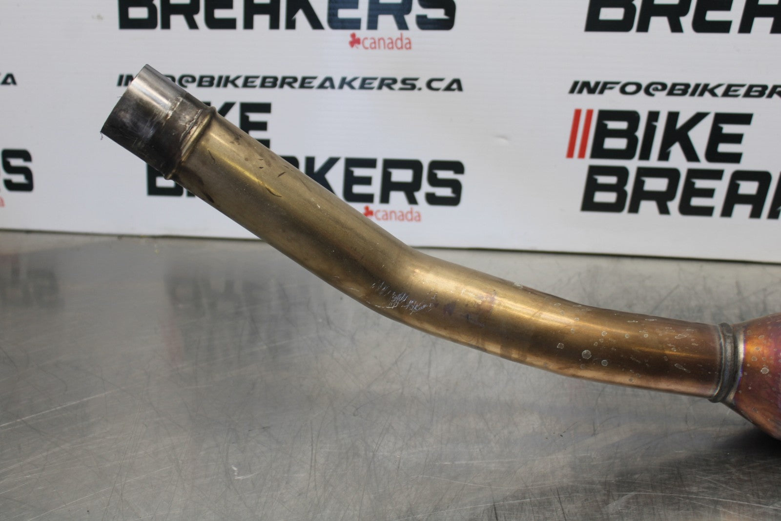 18-23 KAWASAKI NINJA 400 EX400 ABS EXHAUST HEADER PIPES MANIFOLD BB192