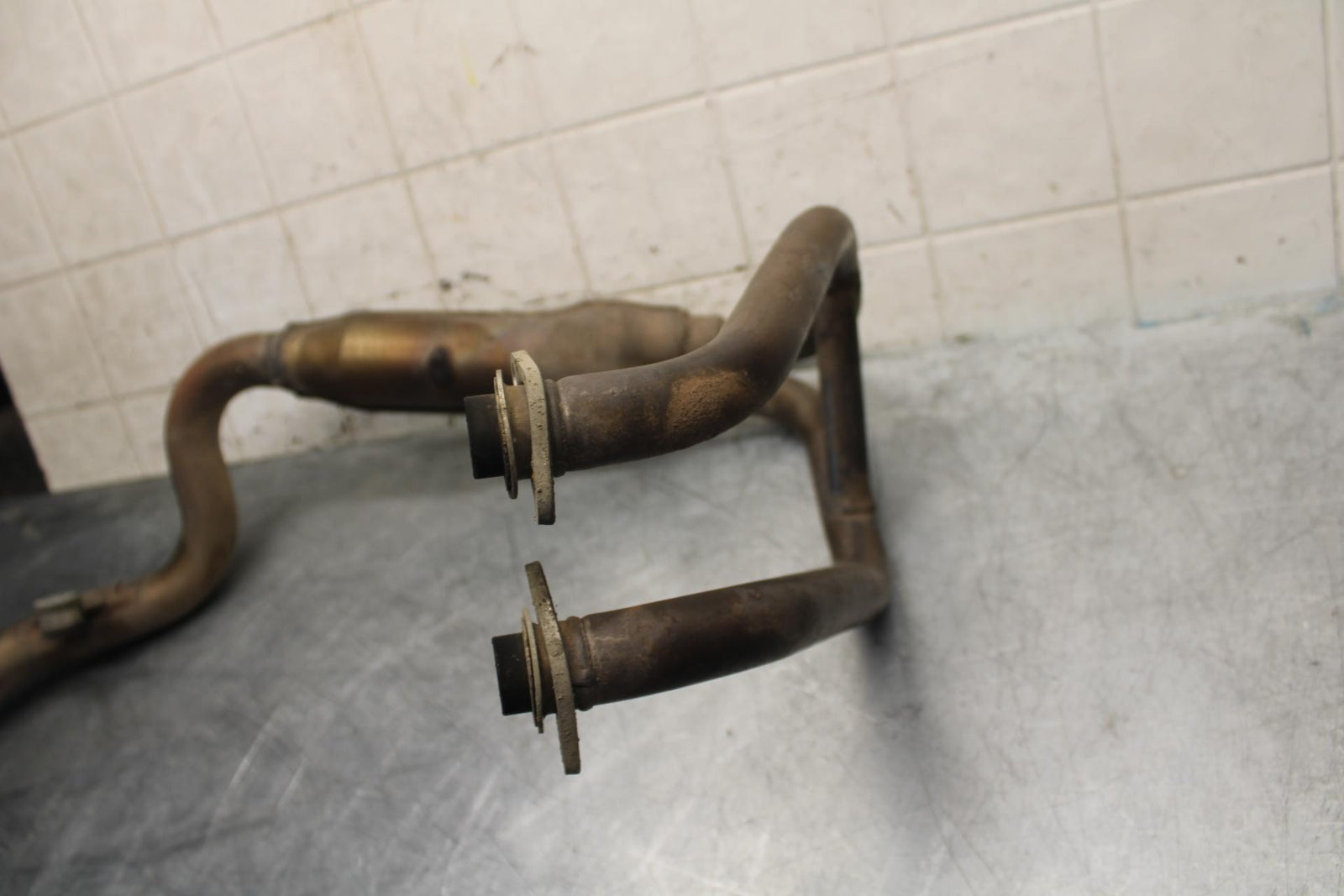 2014 Kawasaki Ninja EX300B ABS EXHAUST HEADER PIPES MANIFOLD 39178-0179 BB518