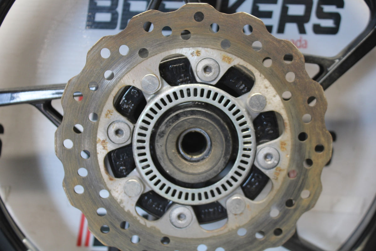 23 KAWASAKI NINJA 650 EX650 REAR WHEEL BACK RIM & ROTOR BB920