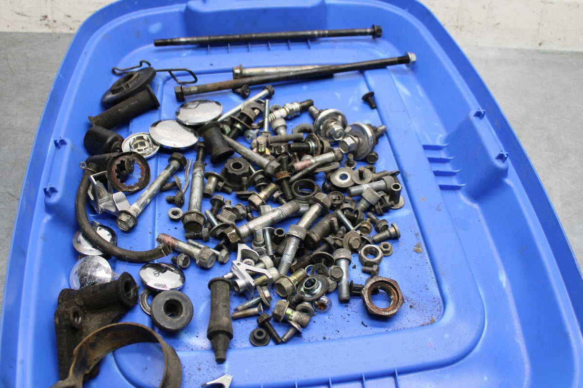 00-01 KAWASAKI ZZR600 ENGINE AND MISC.BOLTS HARDWARE MOTOR SCREWS BB568