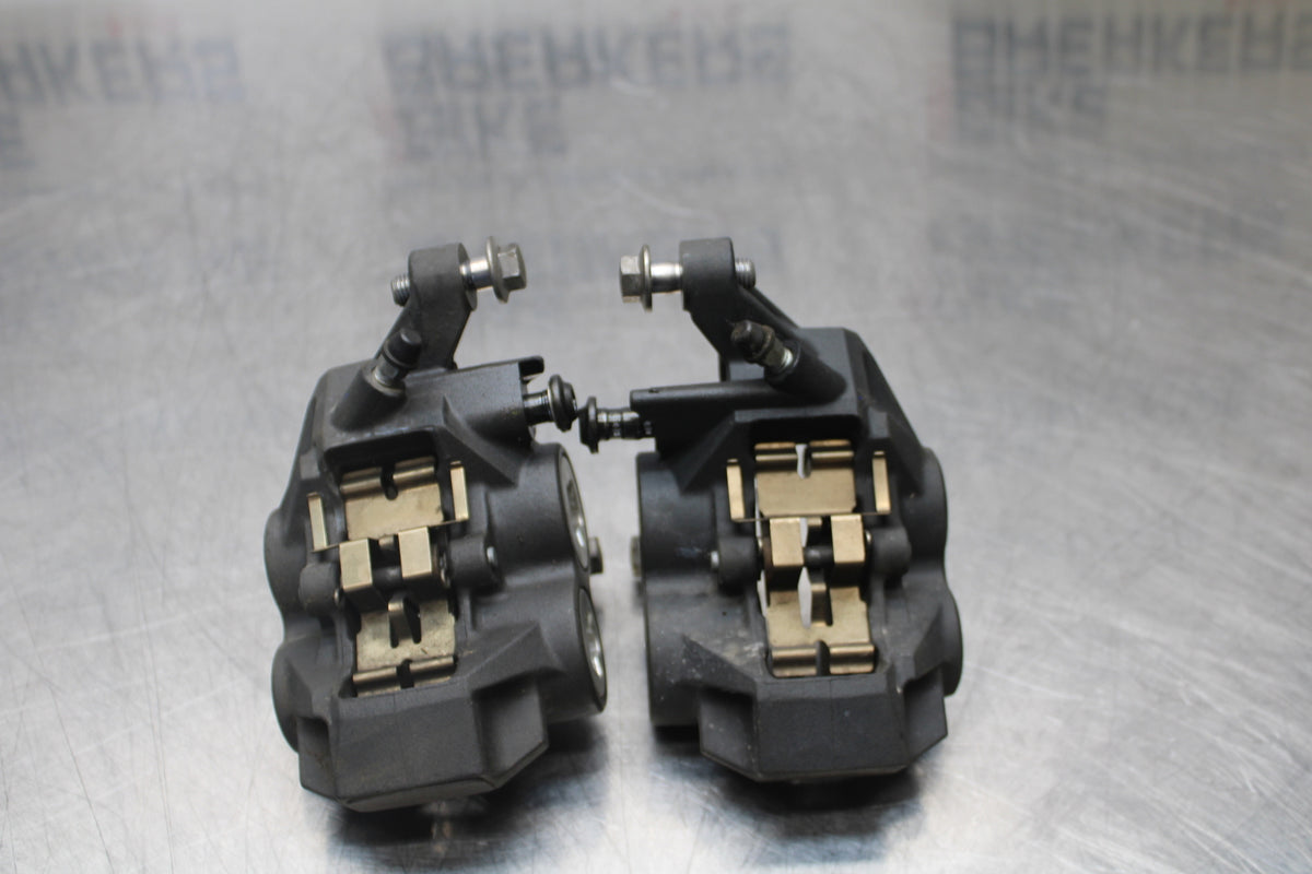 14-17 YAMAHA FZ07 RIGHT LEFT FRONT BRAKE CALIPER SET PAIR CALIPERS BB162