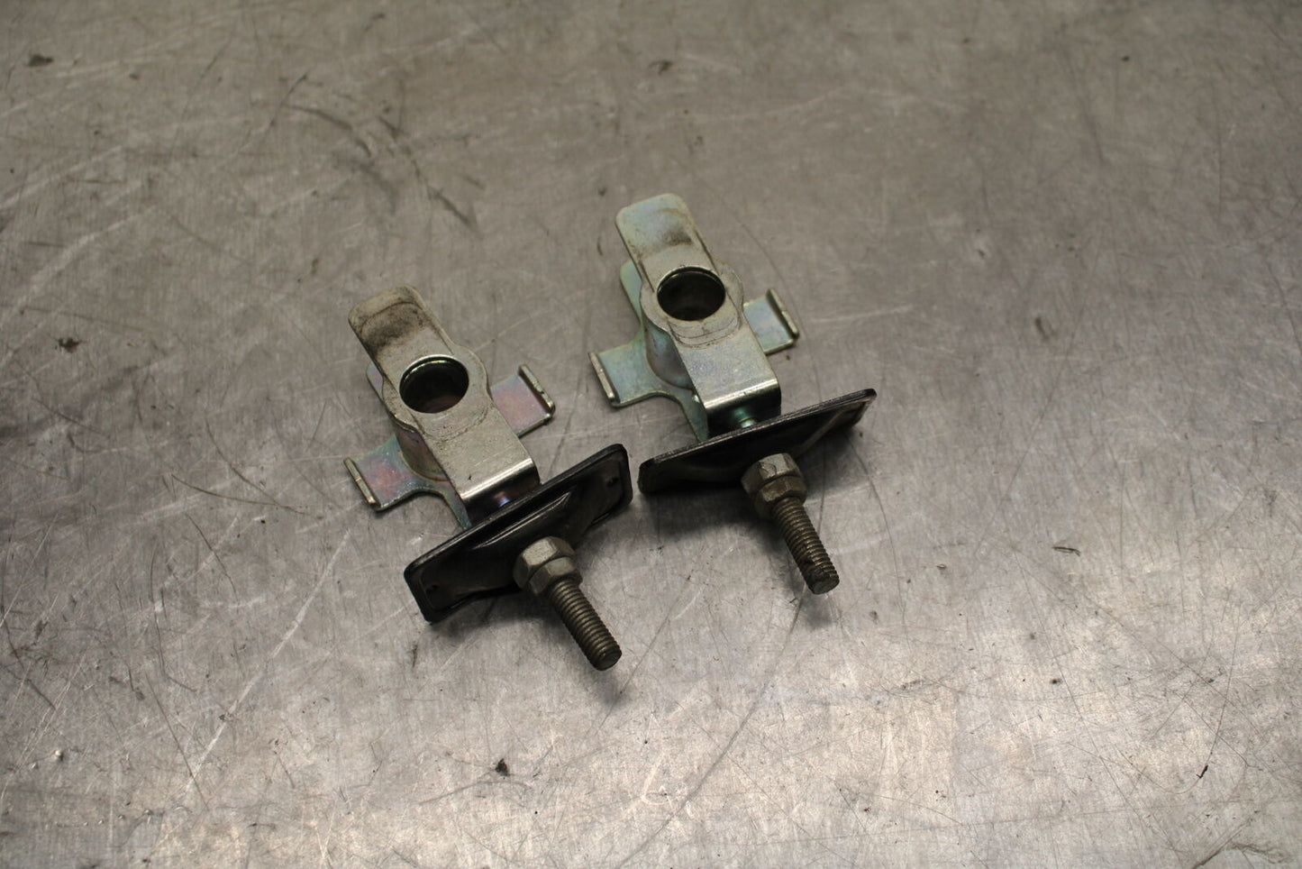 15-16 HONDA CB300F SWINGARM CHAIN TENSIONER ADJUSTMENT BRACKETS  BB740