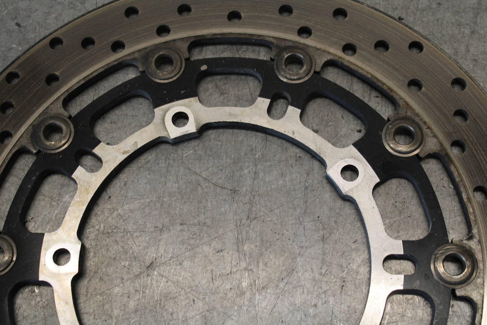 08-16 YAMAHA YZF R6 FRONT LEFT RIGHT BRAKE ROTORS DISCS 13S-2581T-00-00 BB665