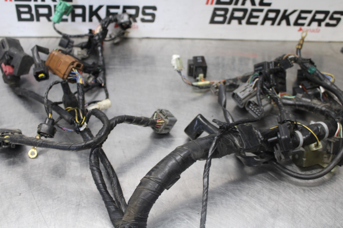04-05 KAWASAKI NINJA ZX10R MAIN ENGINE WIRING HARNESS MOTOR WIRE LOOM BB931