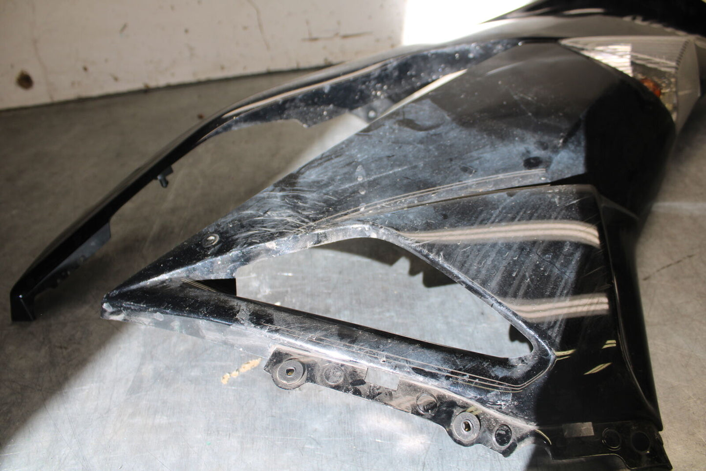 09-12 KAWASAKI NINJA ZX6R RIGHT LOWER MID UPPER SIDE FAIRING COWL  BB698