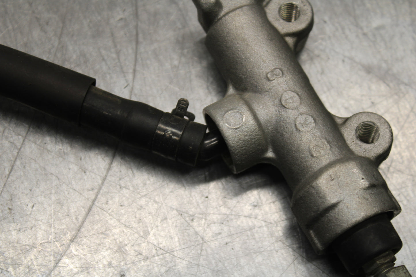 12-13 KAWASAKI Z1000 REAR BACK BRAKE MASTER CYLINDER W RESERVOIR BB743