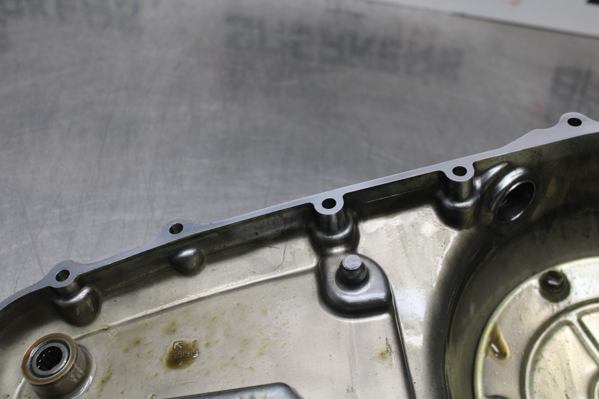 03-08 KAWASAKI VULCAN 1600 CLUTCH SIDE ENGINE MOTOR COVER BB196