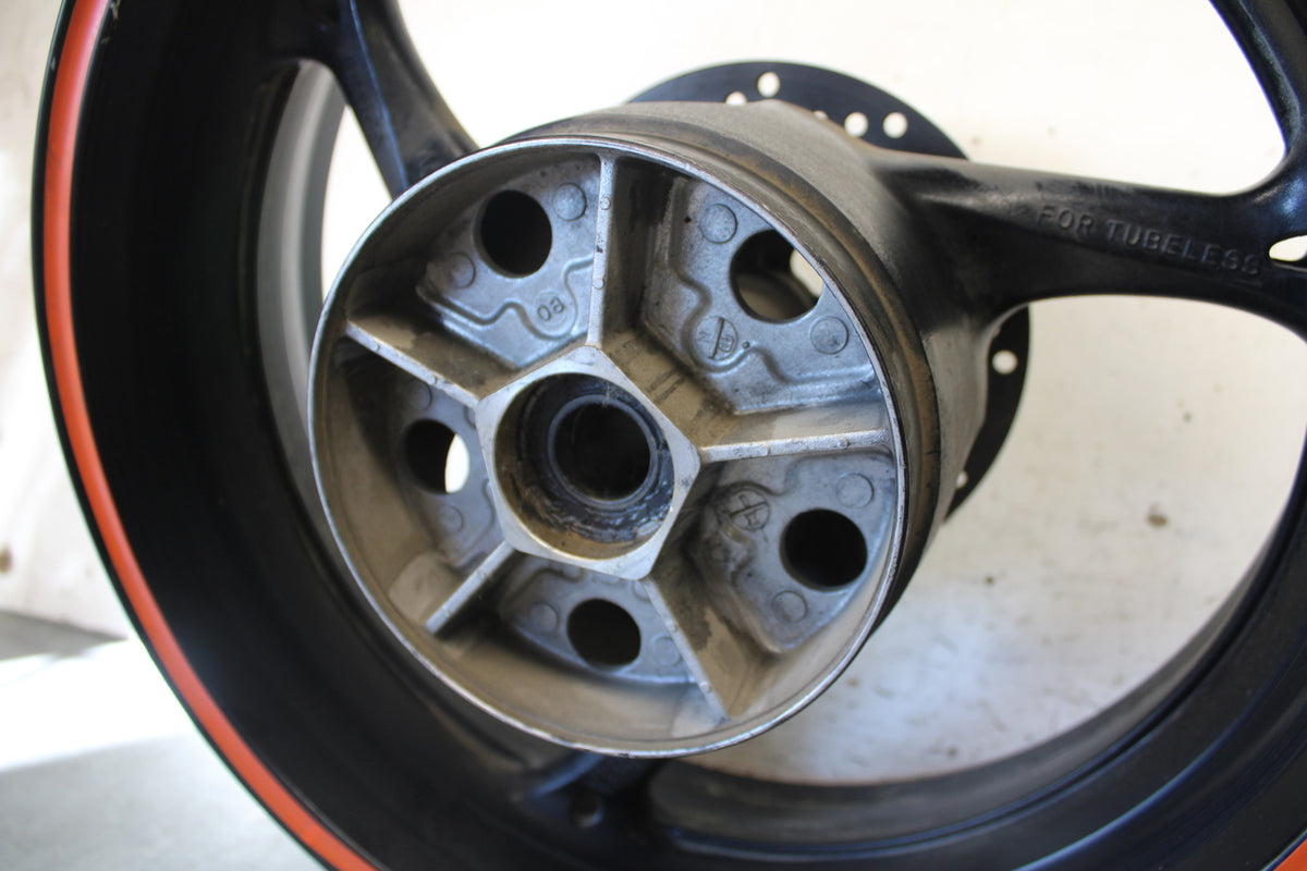 08-09 SUZUKI GSXR600 REAR WHEEL BACK RIM BB71