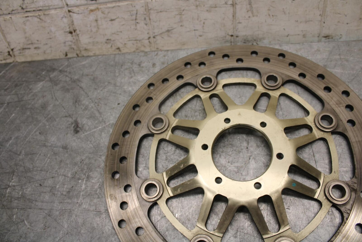 1999 Honda Super Hawk 1000 VTR1000F FRONT BRAKE DISC ROTOR BB51