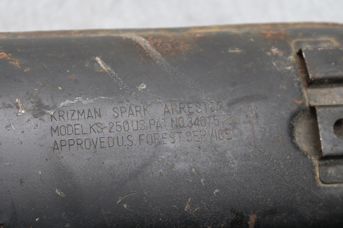 71-75 KAWASAKI F7 EXHAUST PIPE MUFFLER SLIP ON CAN SILENCER BB00